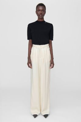 Carrie Pant - Oyster sold by Anine Bing