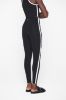 Blake Legging - Black With White Stripe sold by Anine Bing