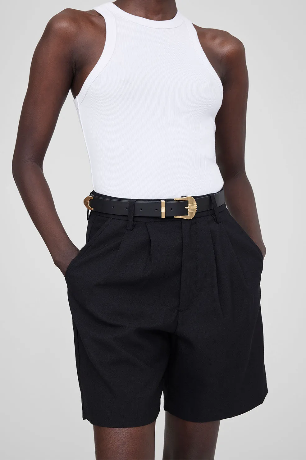 Waylon Belt - Black And Gold sold by Anine Bing product image thumbnail 2
