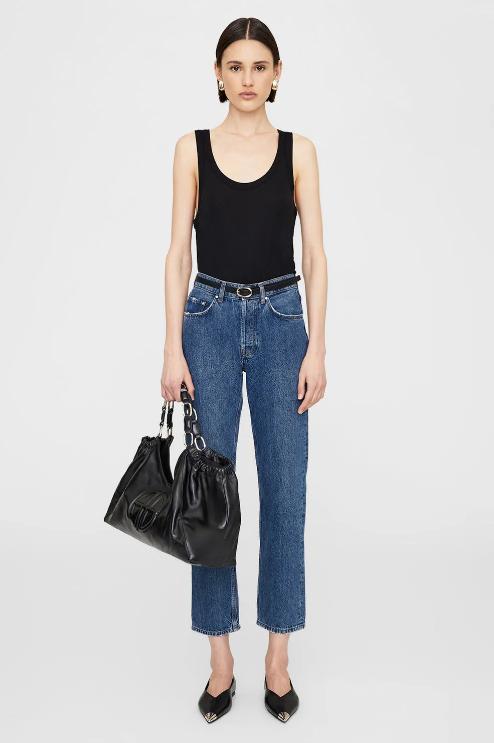 Brine Tank - Black Cashmere Blend sold by Anine Bing