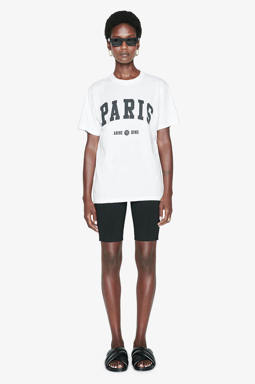 Lili Tee University Paris - White sold by Anine Bing product image thumbnail 2