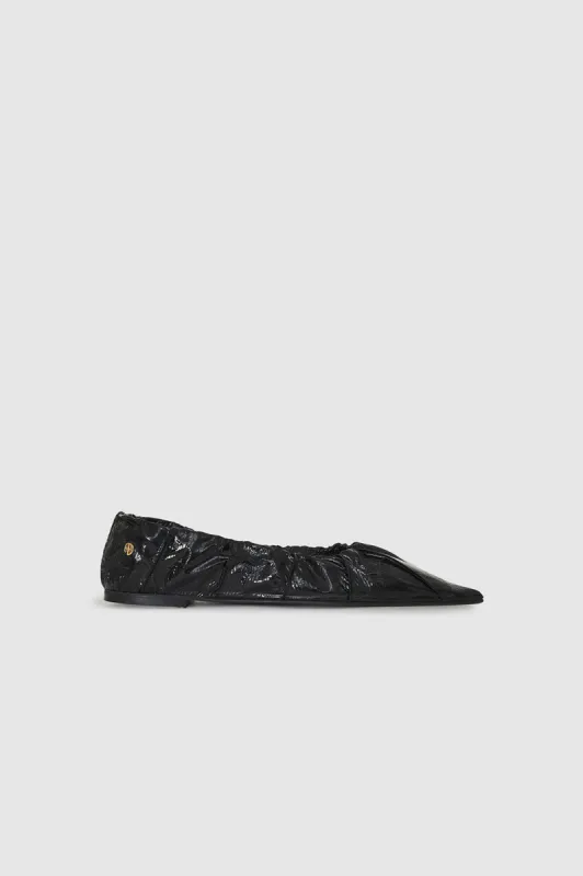 Nadine Flats - Black sold by Anine Bing