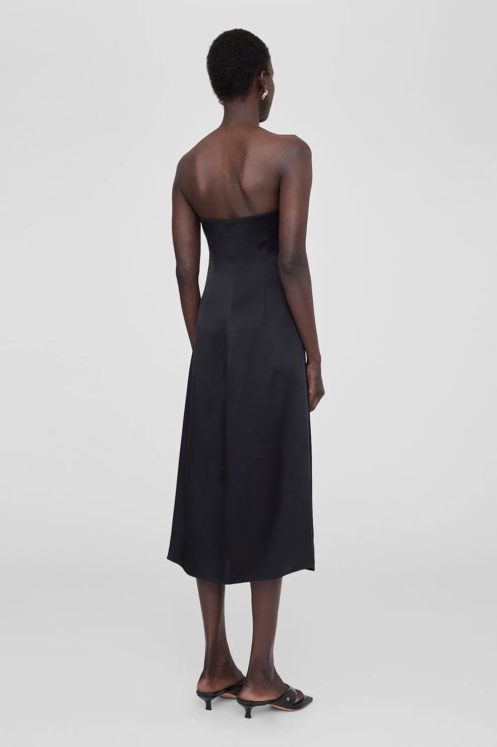 Megan Dress - Black Silk sold by Anine Bing product image thumbnail 2