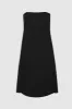 Megan Dress - Black Silk sold by Anine Bing