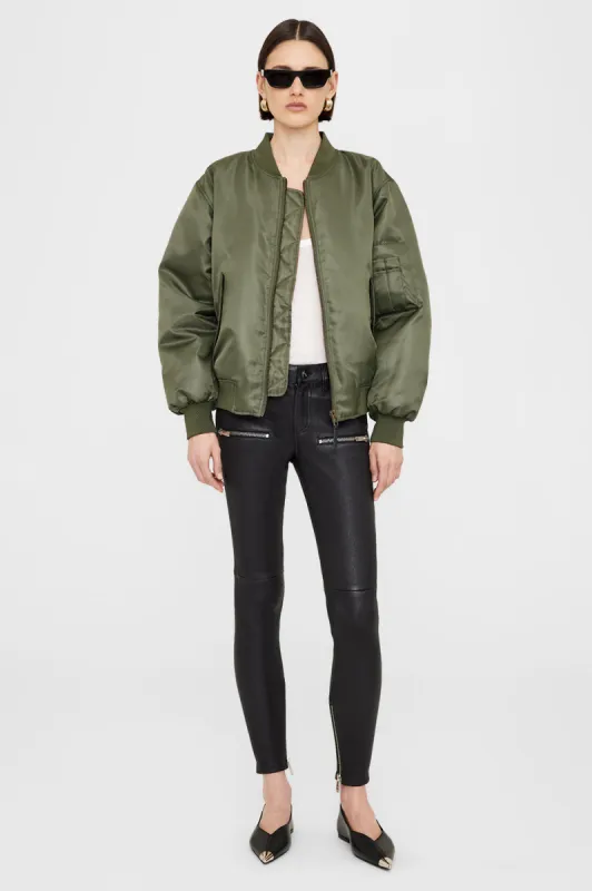 Leon Bomber - Army Green sold by Anine Bing