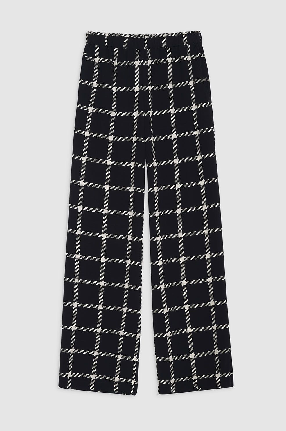 Owen Pant - Black And White Plaid sold by Anine Bing product image thumbnail 3
