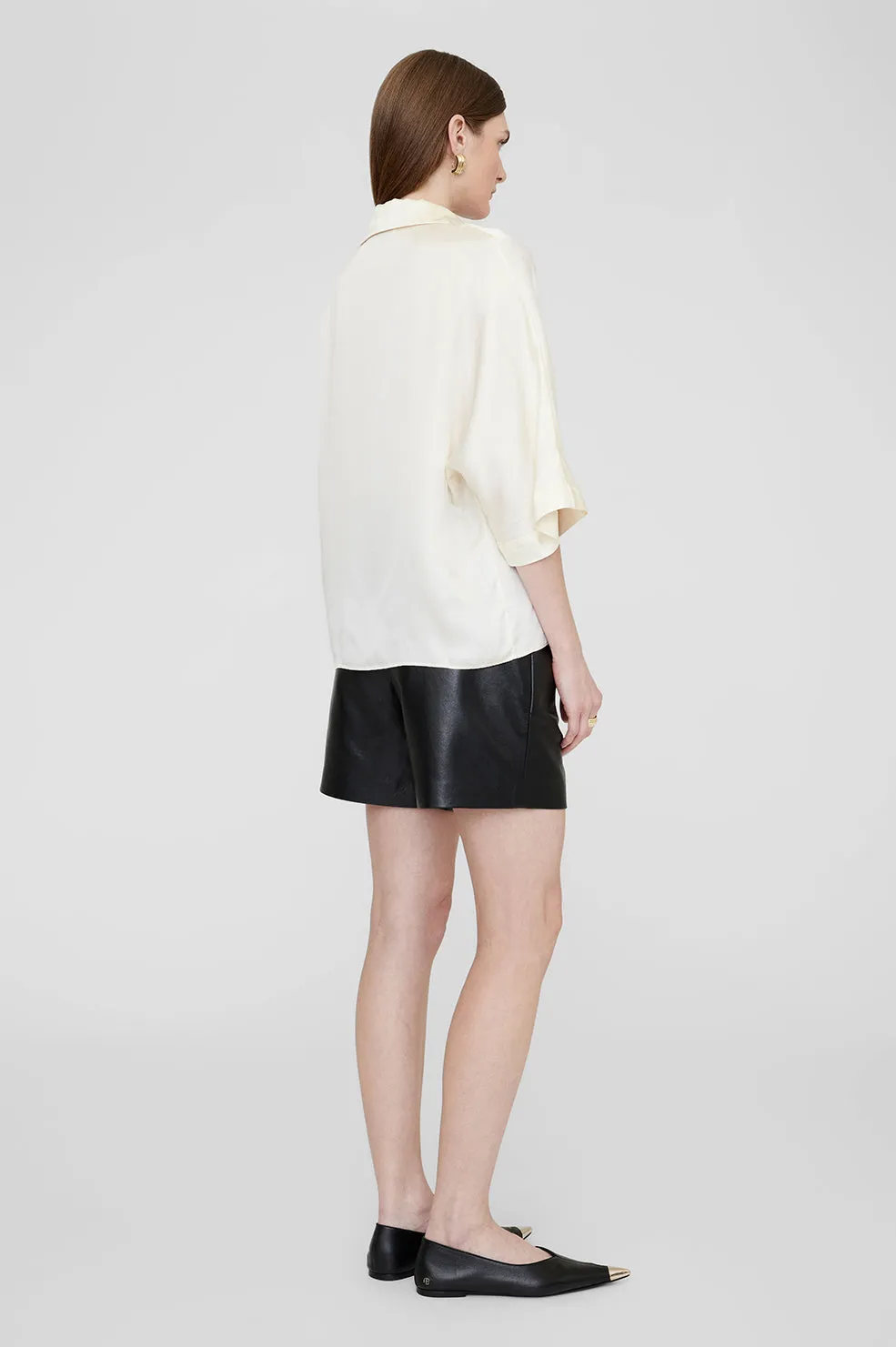 Julia Shirt - Ivory sold by Anine Bing product image thumbnail 2