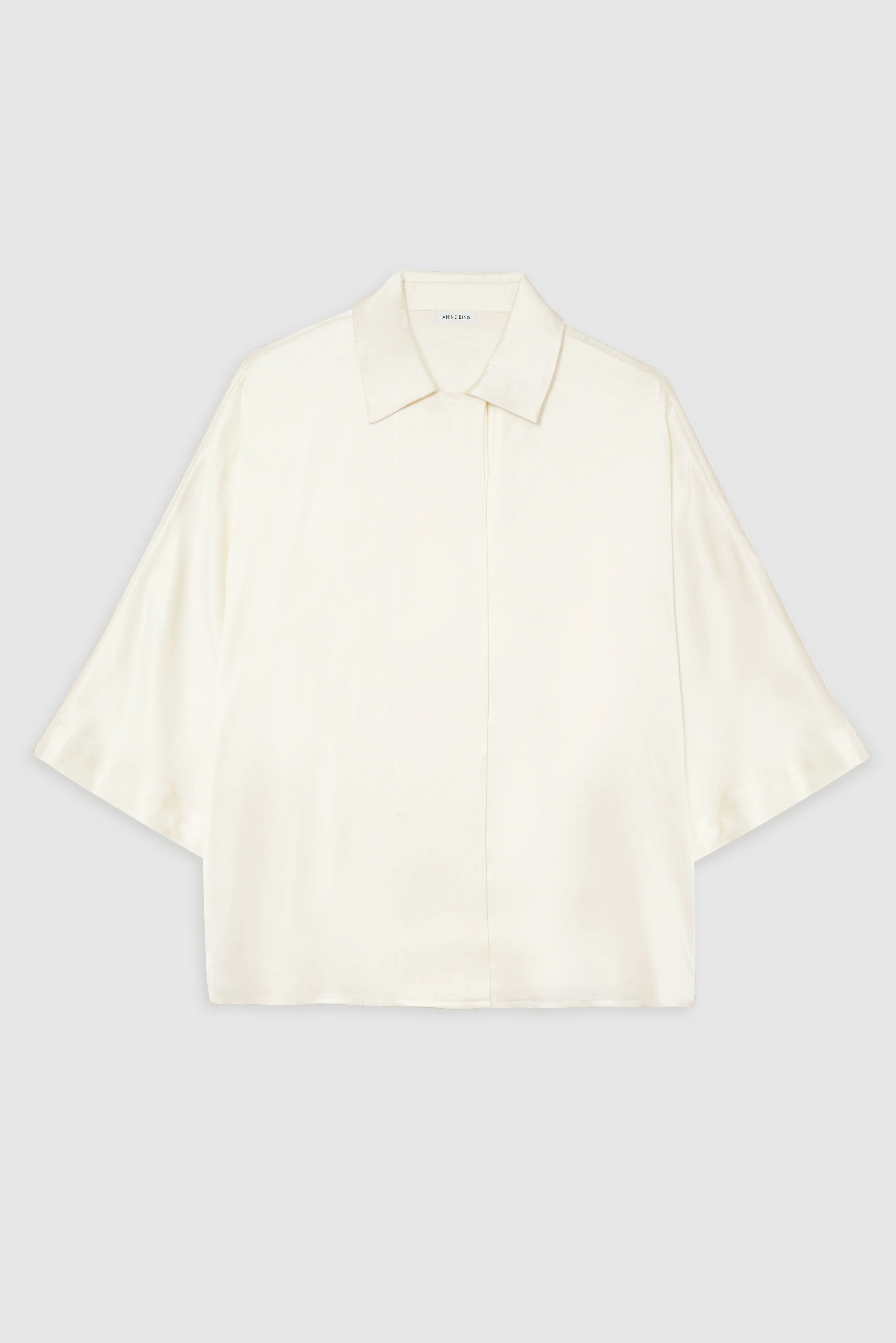 Julia Shirt - Ivory sold by Anine Bing product image thumbnail 3