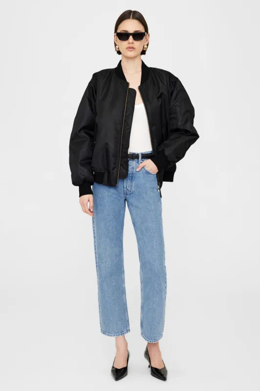 Leon Bomber - Black sold by Anine Bing