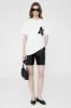 Lili Tee Letterman - Off White sold by Anine Bing