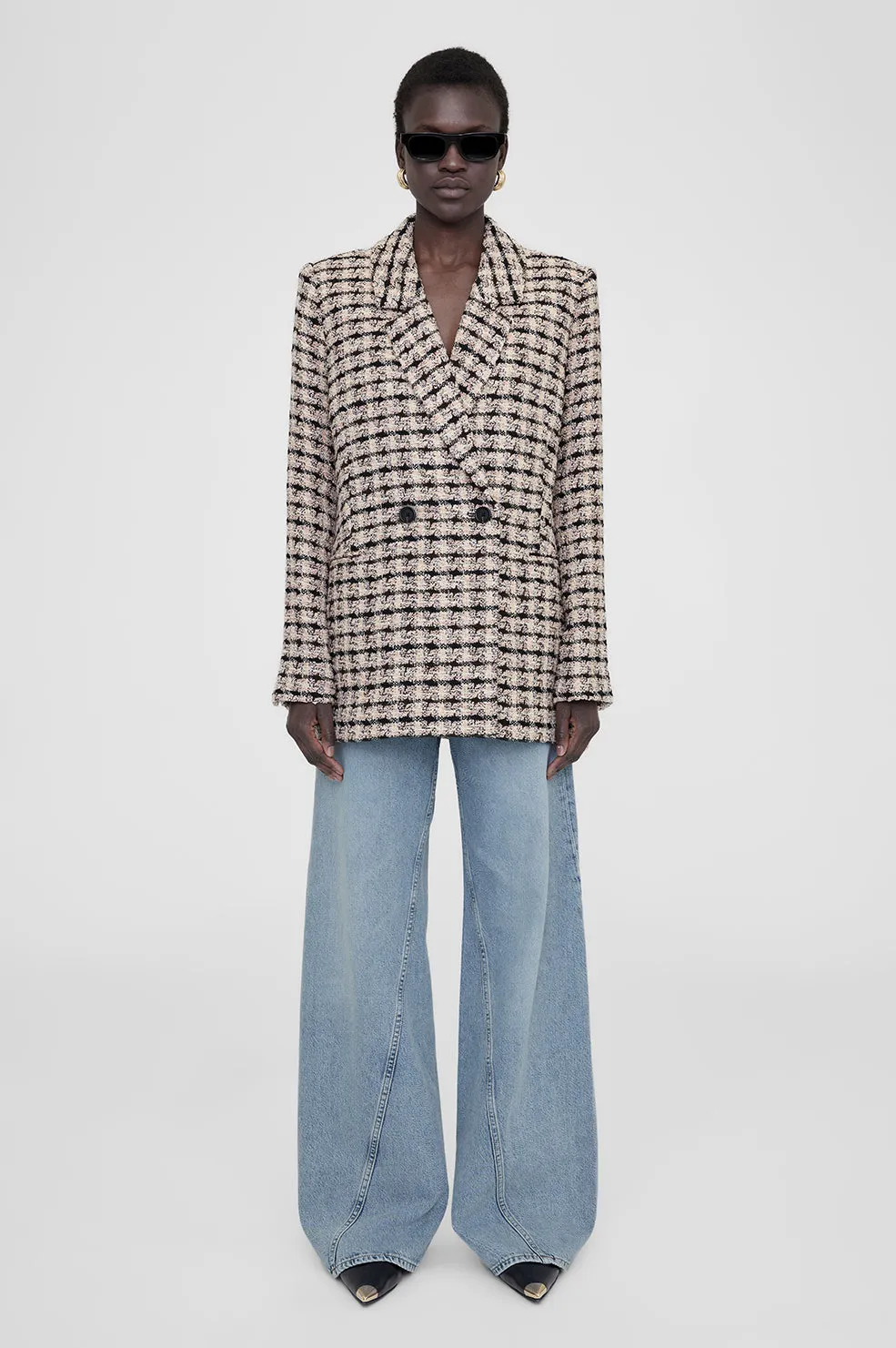 Diana Blazer - Apricot Tweed sold by Anine Bing product image thumbnail 5