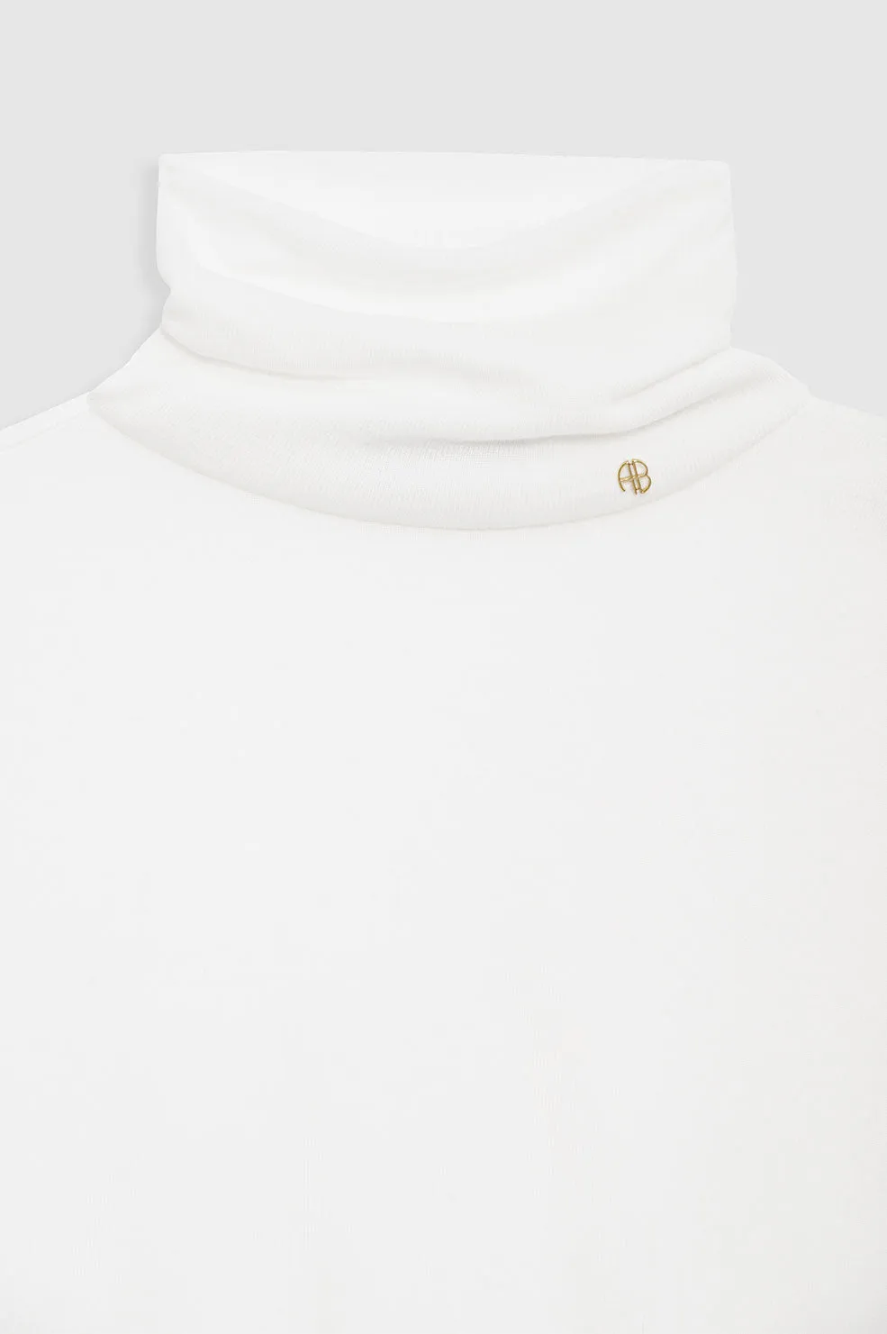 Corbin Tee - Off White Cashmere Blend sold by Anine Bing product image thumbnail 4