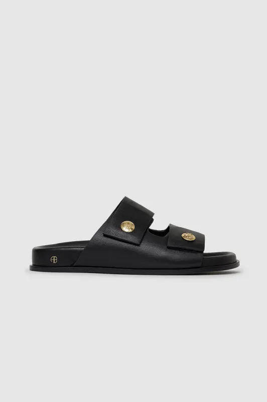 Ella Slides - Black sold by Anine Bing