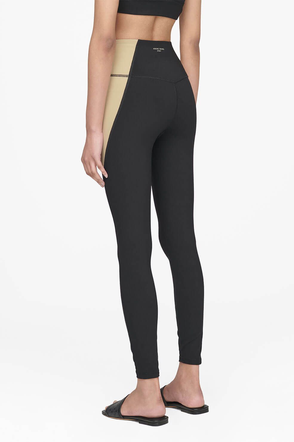 Blake Legging - Black And Tan sold by Anine Bing product image thumbnail 2