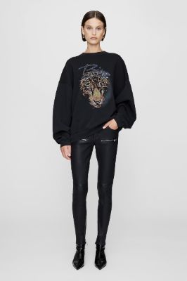 Harvey Crew Leopard - Vintage Black sold by Anine Bing
