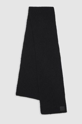 Hannah Scarf - Black sold by Anine Bing