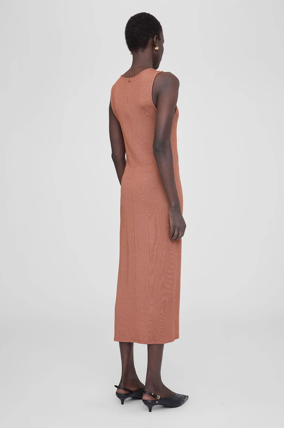 Savannah Dress - Terracotta Waffle sold by Anine Bing product image thumbnail 2