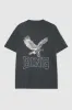 Lili Tee Retro Eagle - Washed Black sold by Anine Bing