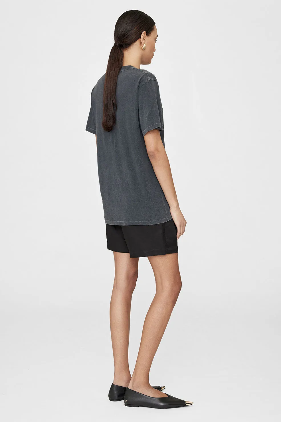 Lili Tee Retro Eagle - Washed Black sold by Anine Bing product image thumbnail 2