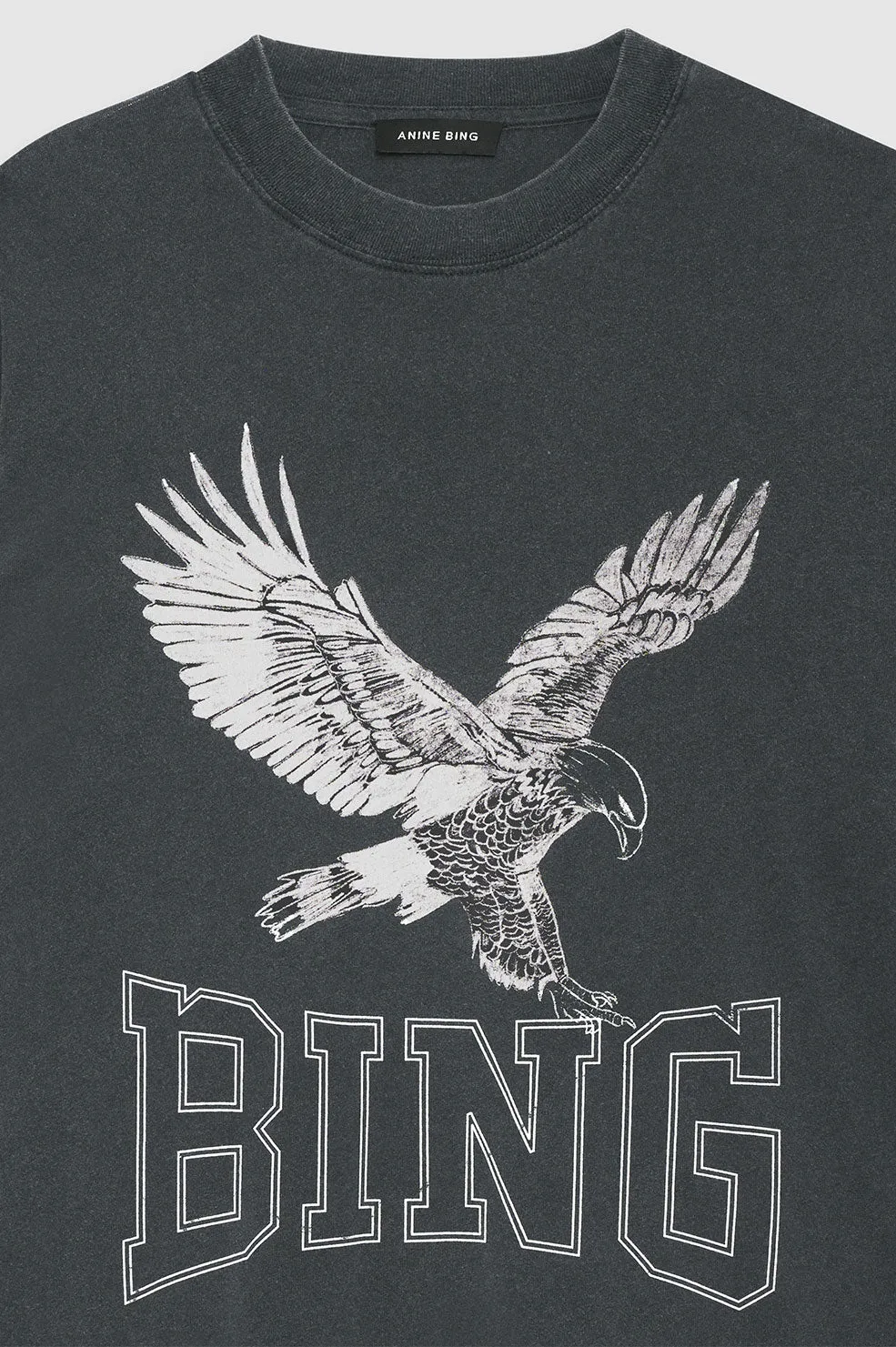 Lili Tee Retro Eagle - Washed Black sold by Anine Bing product image thumbnail 4
