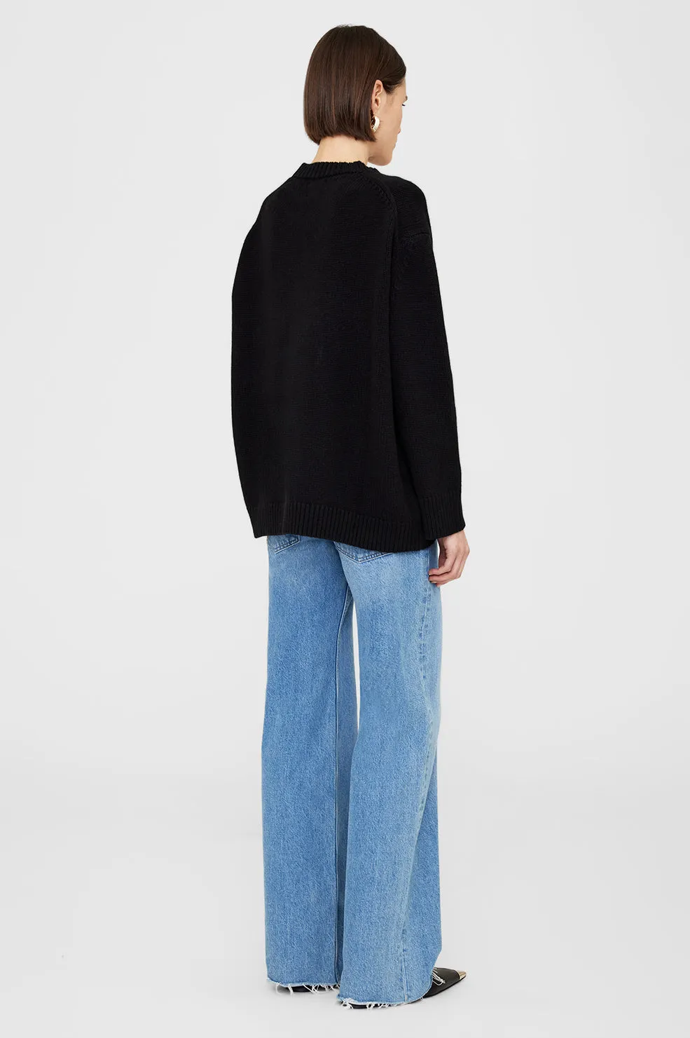 Rosie Sweater - Black sold by Anine Bing product image thumbnail 2