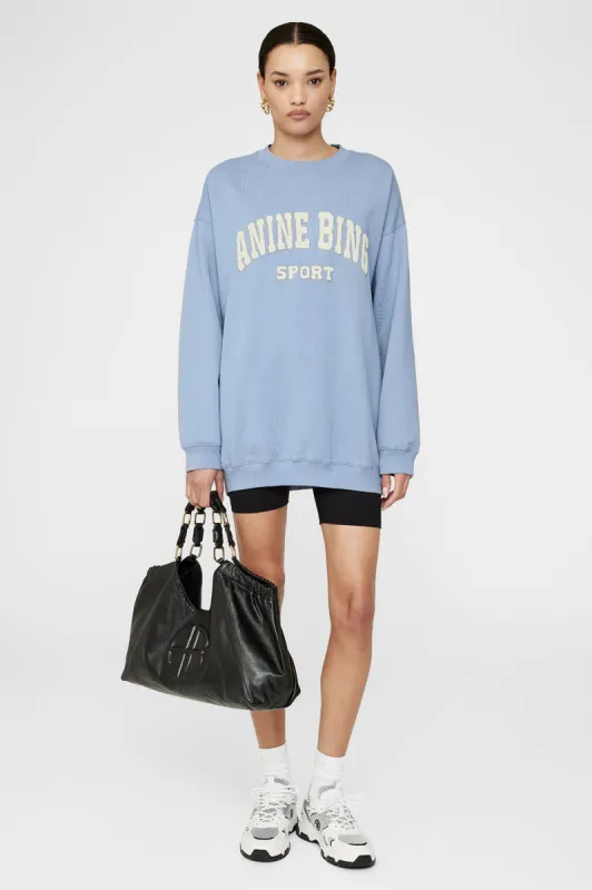 Tyler Sweatshirt - Capri Blue sold by Anine Bing