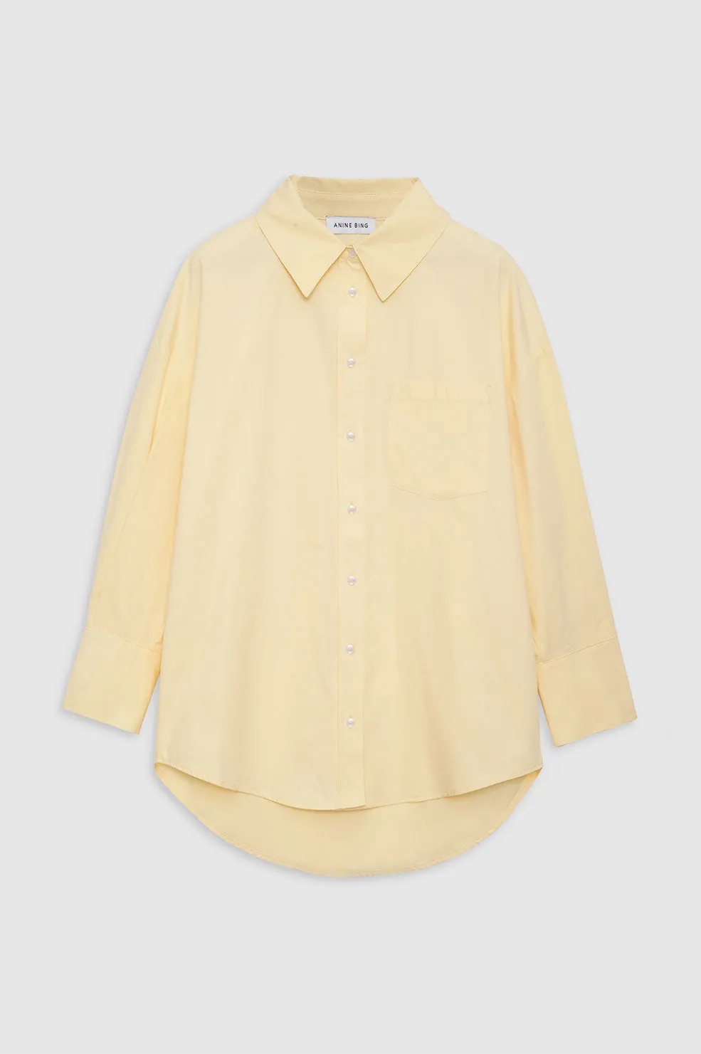Mika Shirt - Yellow sold by Anine Bing product image thumbnail 3