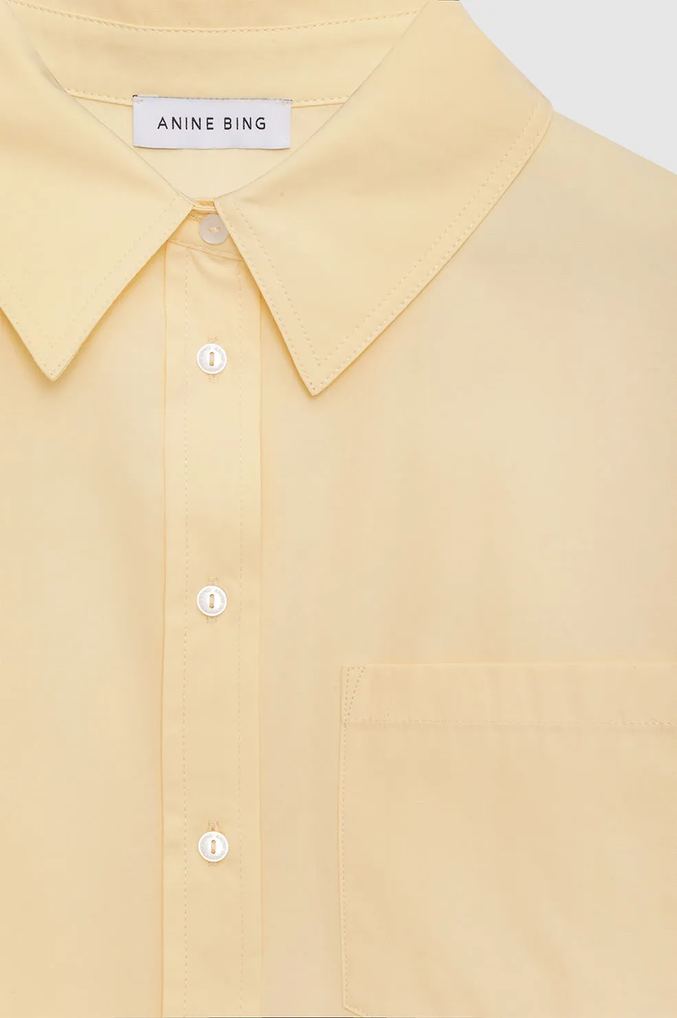 Mika Shirt - Yellow sold by Anine Bing product image thumbnail 4