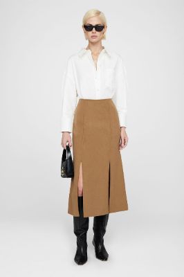 Lyn Skirt - Camel sold by Anine Bing
