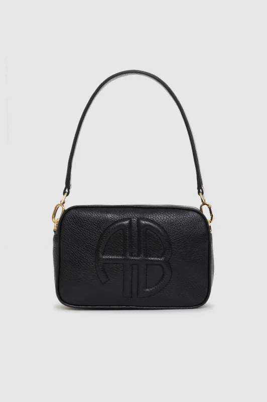 Lili Bag - Black Pebbled sold by Anine Bing