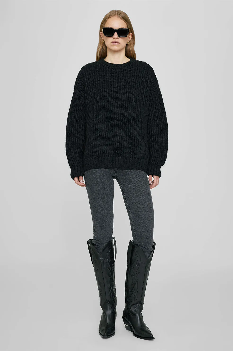 Tall Tania Boots - Black Western sold by Anine Bing product image thumbnail 2