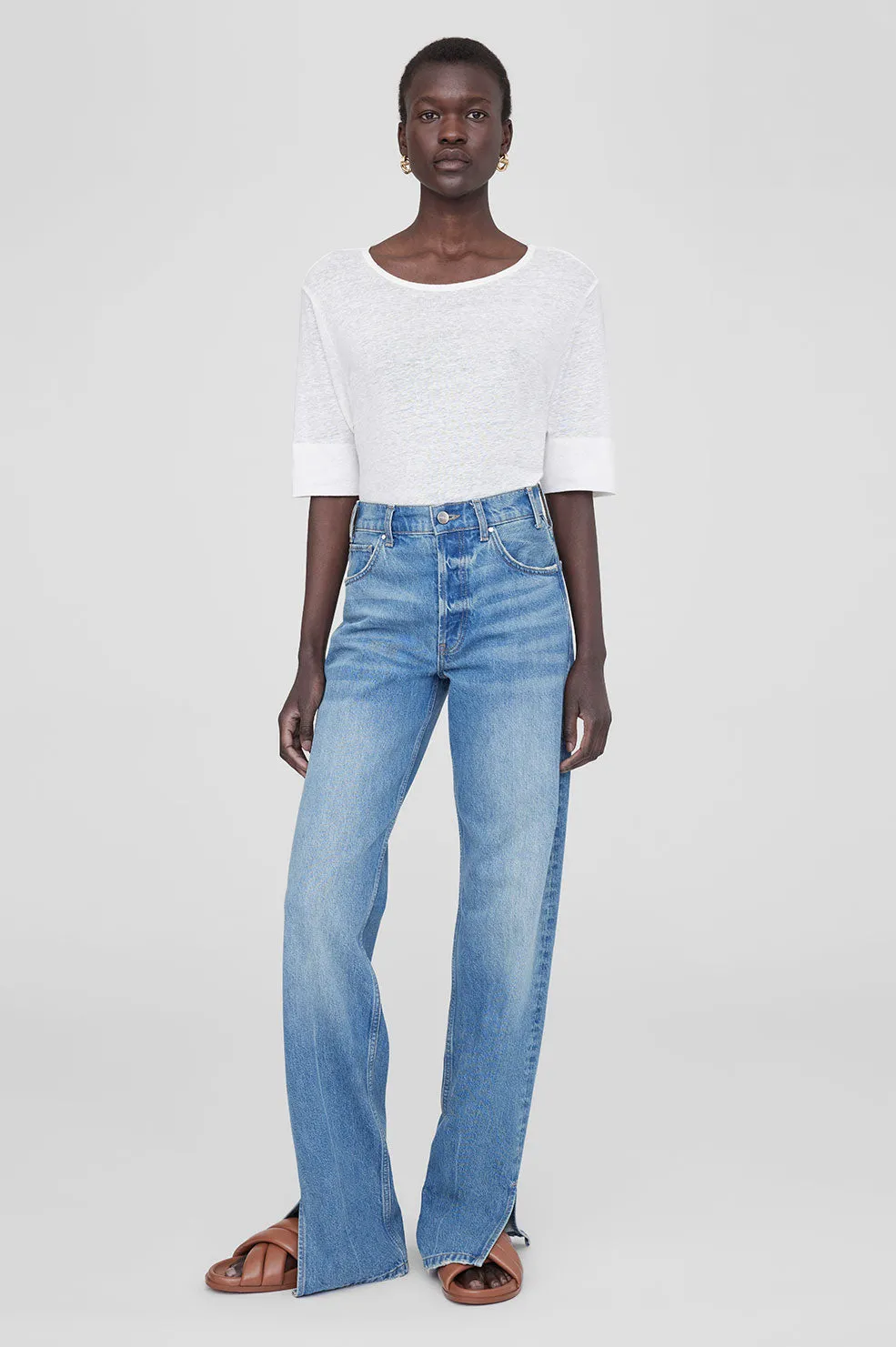 Lizzie Slides - Cognac sold by Anine Bing product image thumbnail 3