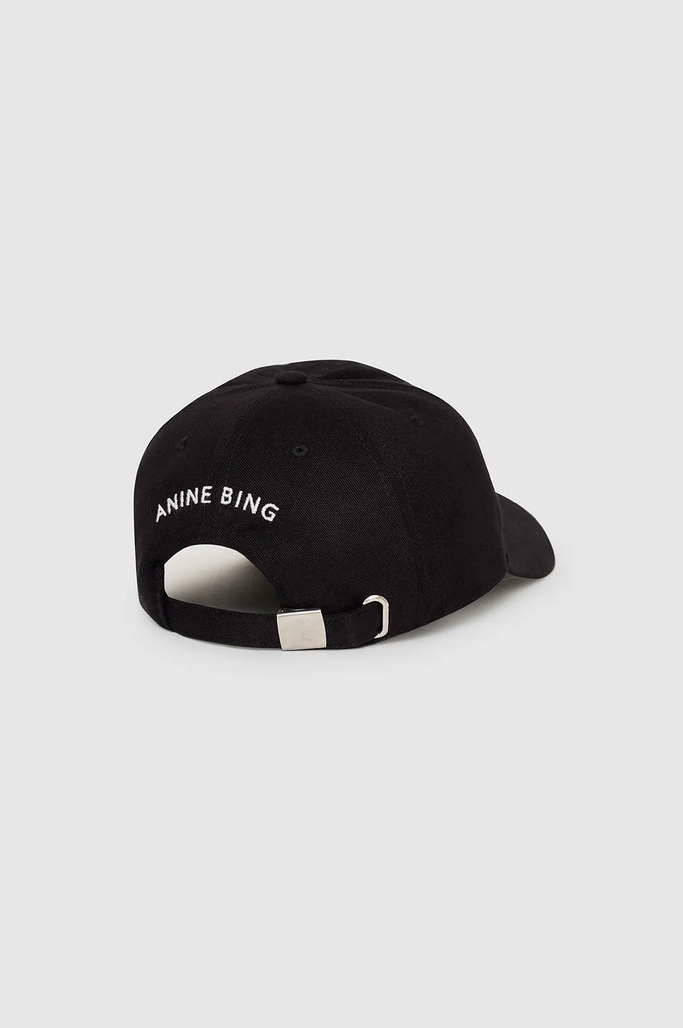Jeremy Baseball Cap Letterman - Black sold by Anine Bing product image thumbnail 4