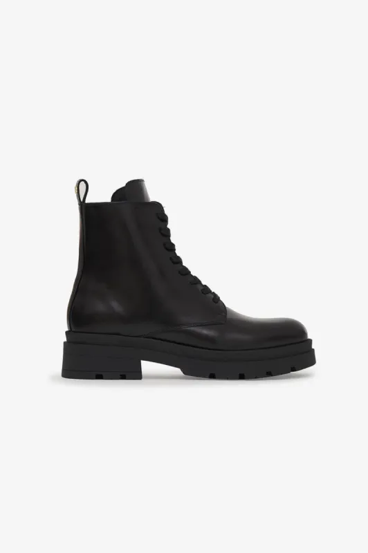 Luc Combat Boots - Black sold by Anine Bing