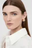 Double Cross Earrings - Gold sold by Anine Bing
