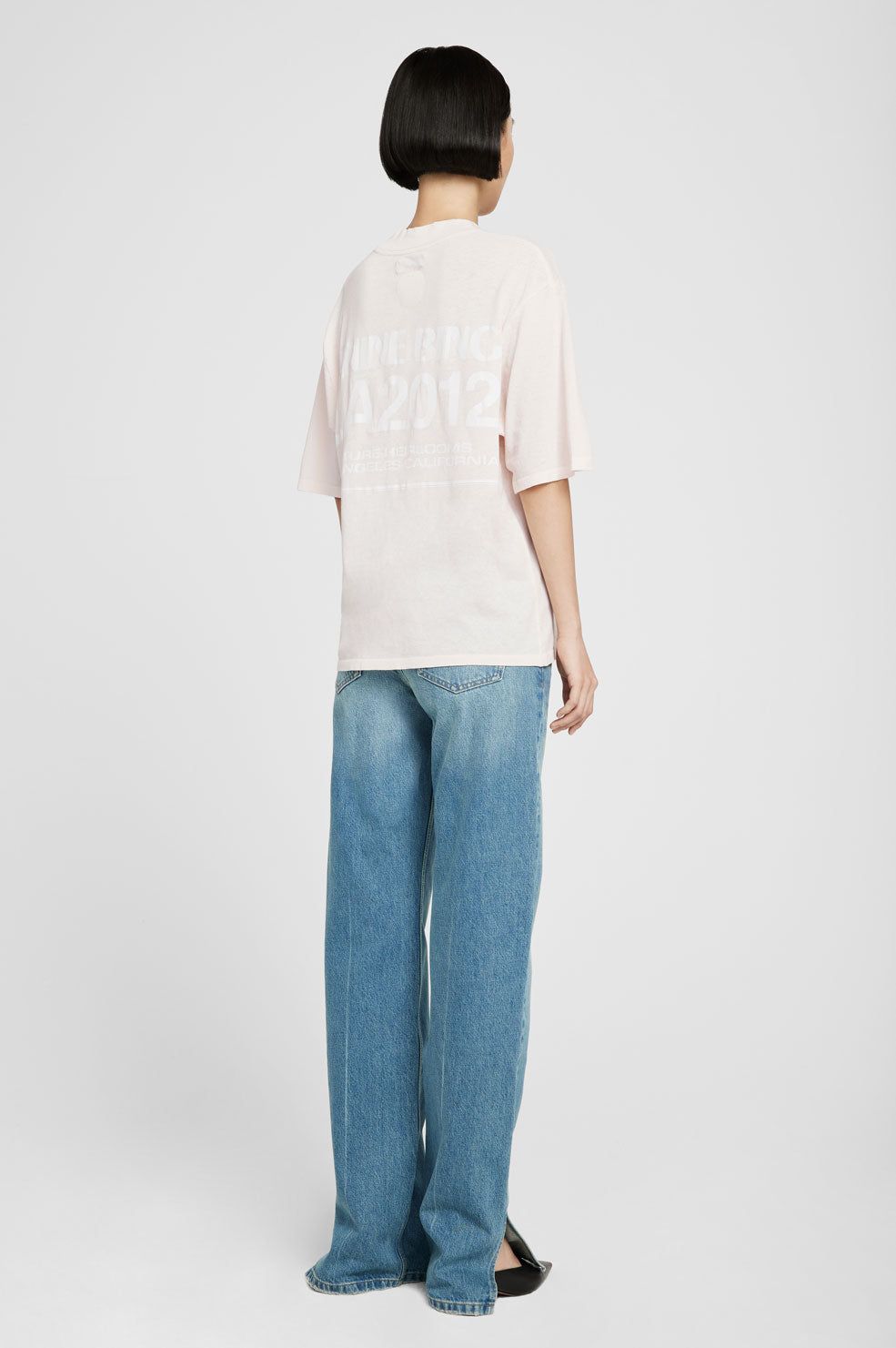 Wes Tee Bing LA - Washed Pink sold by Anine Bing product image thumbnail 2