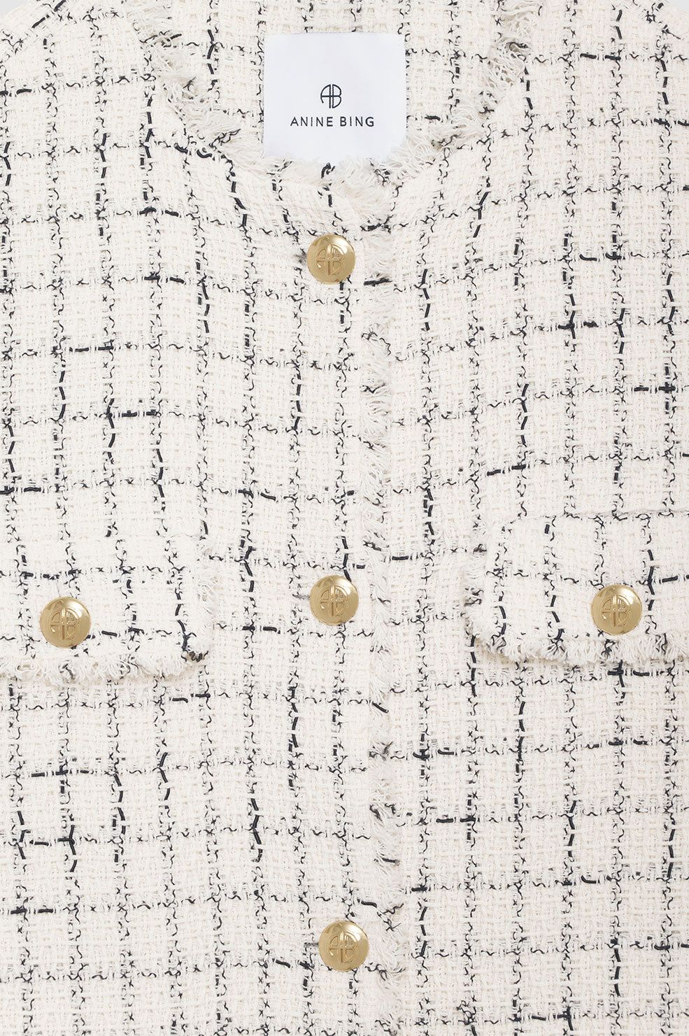 Janet Jacket - White Plaid sold by Anine Bing product image thumbnail 4