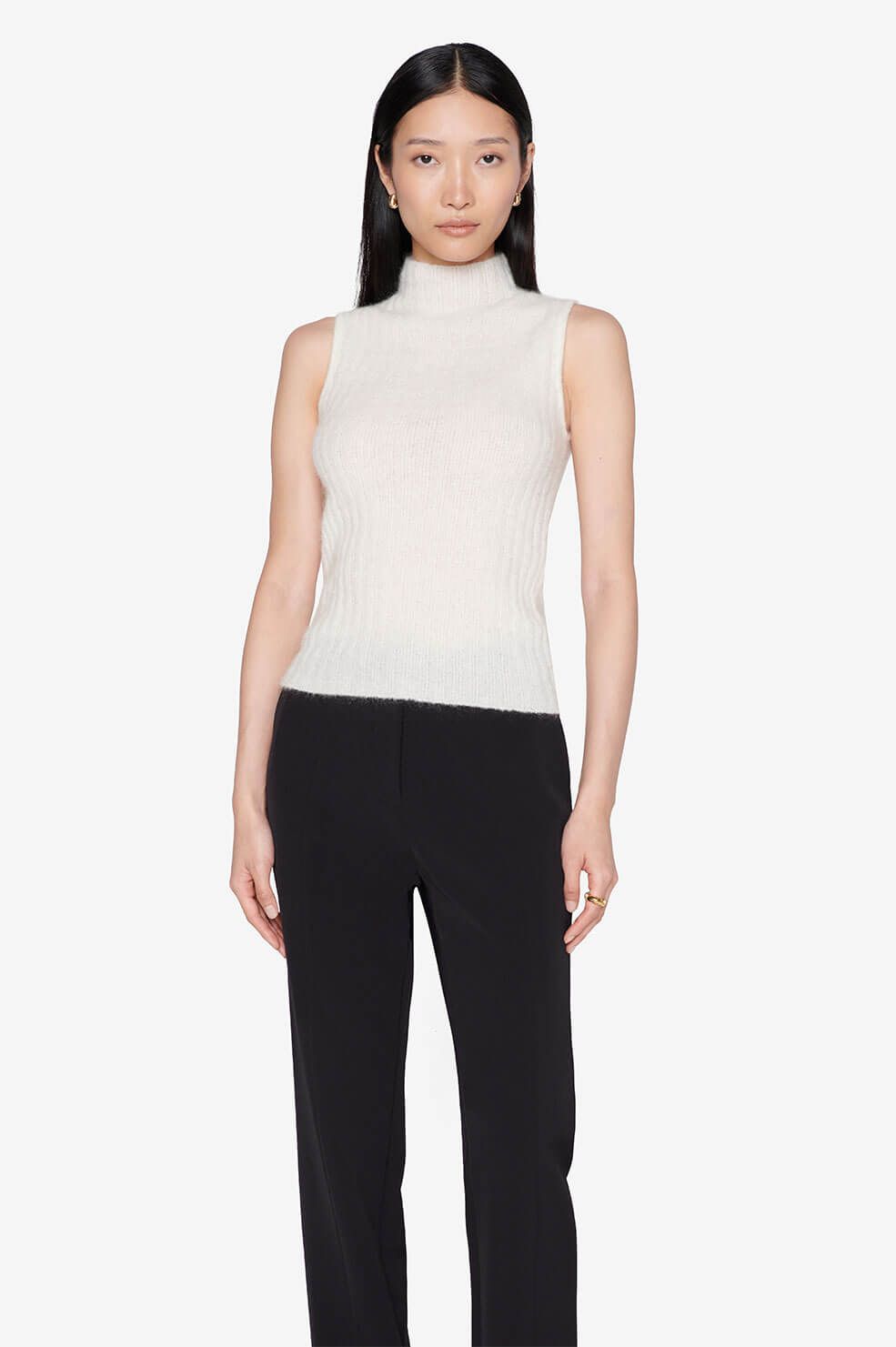 Miranda Sweater - Ivory sold by Anine Bing