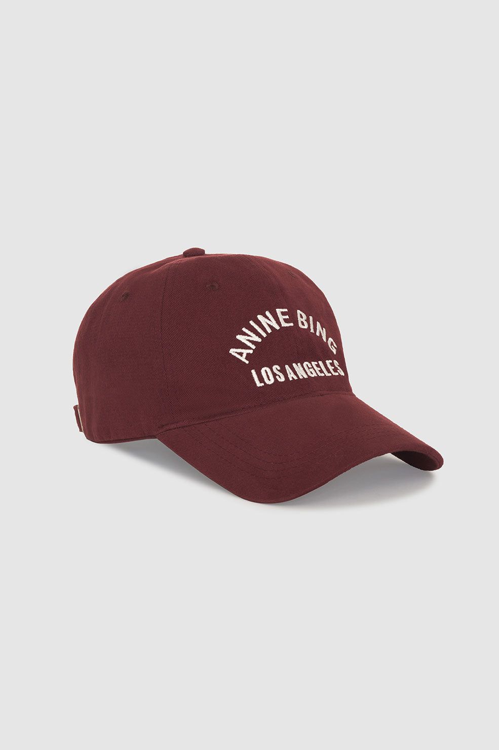 Jeremy Baseball Cap LA - Dark Cherry sold by Anine Bing product image thumbnail 3