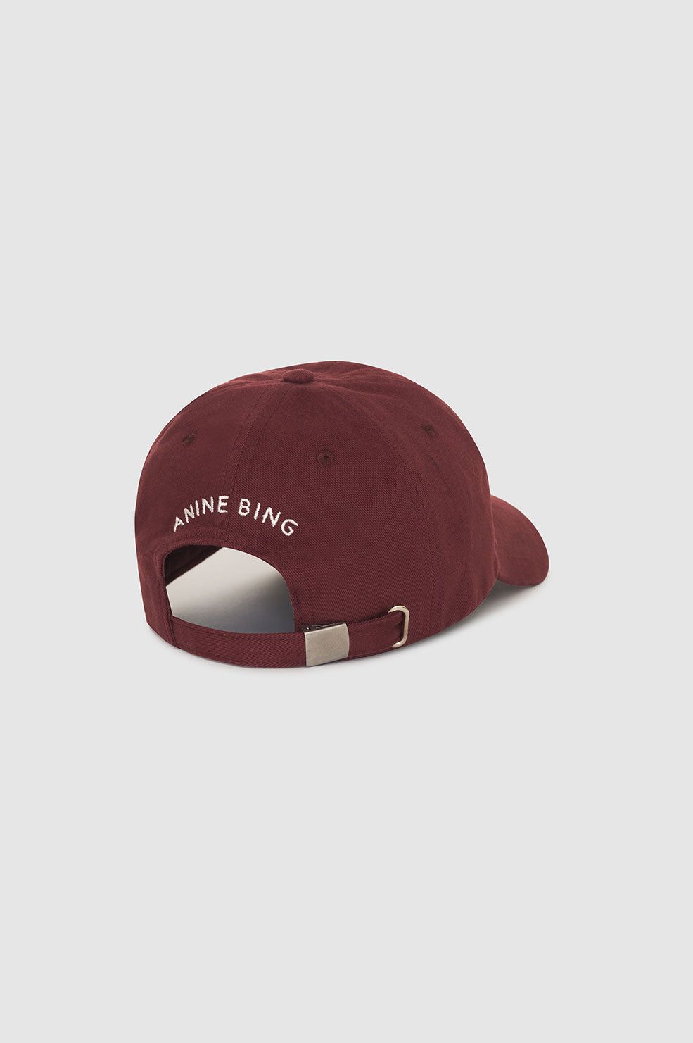 Jeremy Baseball Cap LA - Dark Cherry sold by Anine Bing product image thumbnail 4