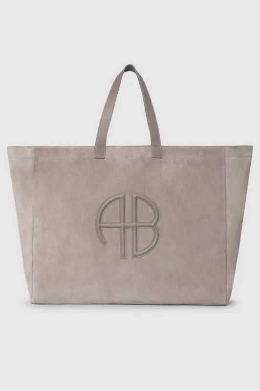 XL Rio Tote - Taupe Suede sold by Anine Bing