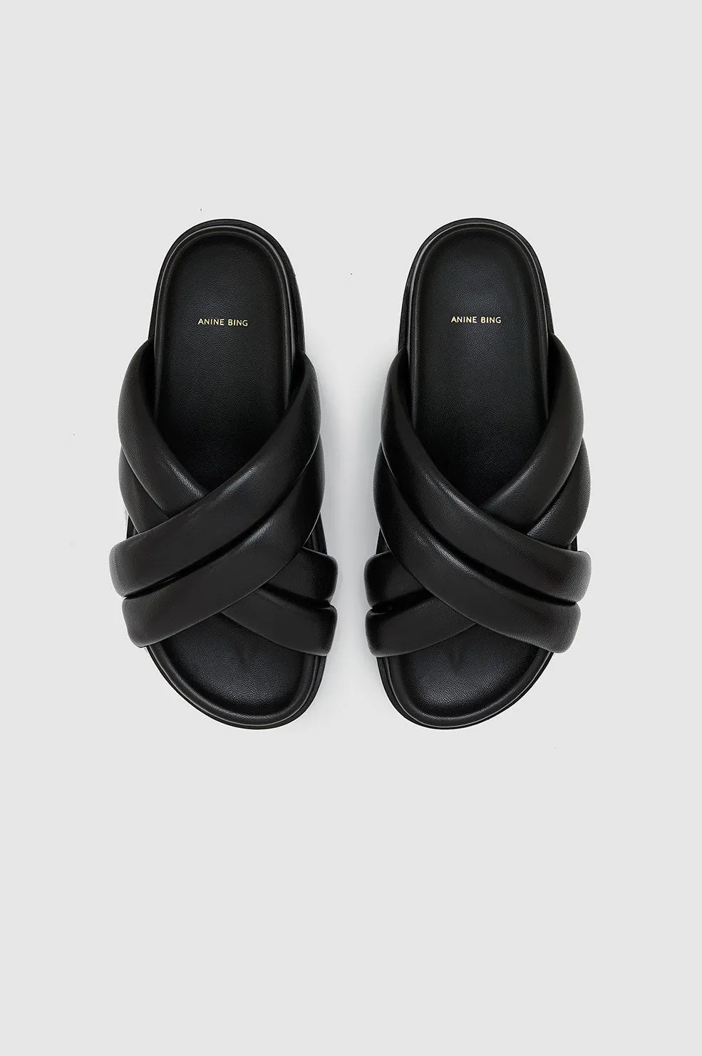 Lizzie Slides - Black sold by Anine Bing product image thumbnail 2