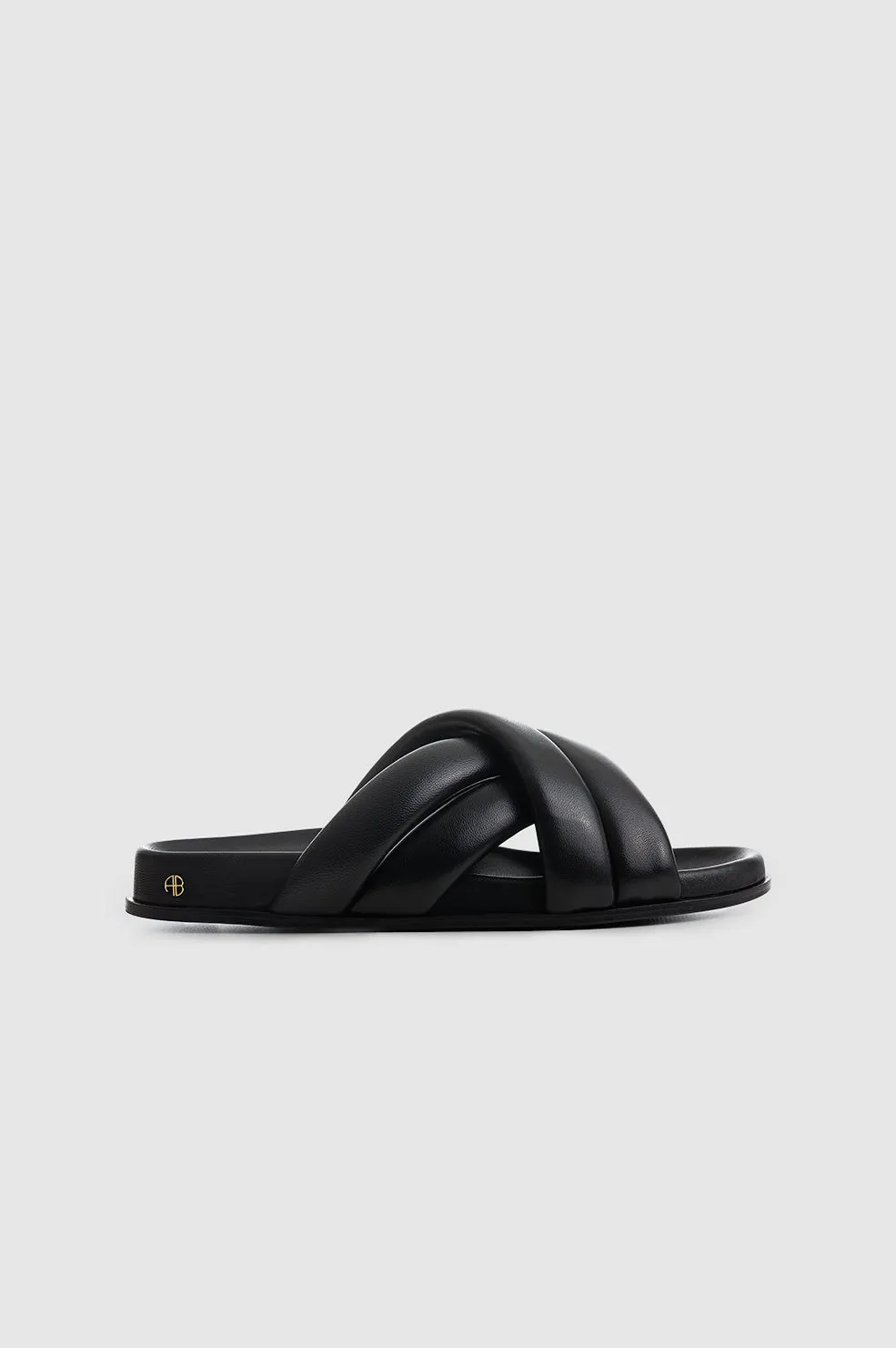Lizzie Slides - Black sold by Anine Bing