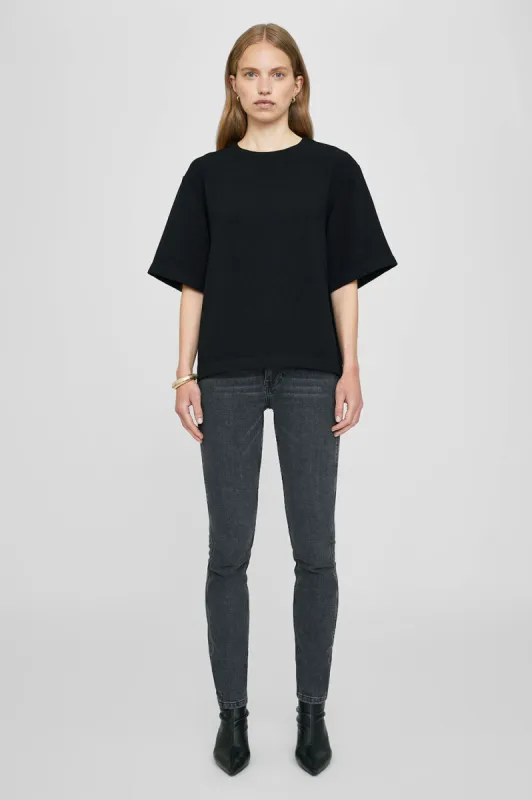 Maddie Top - Black sold by Anine Bing