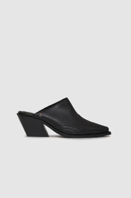 Tania Mules - Black sold by Anine Bing