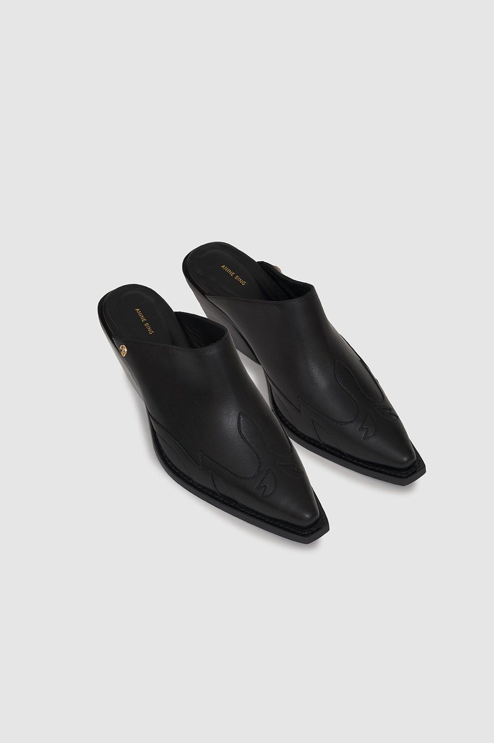 Tania Mules - Black sold by Anine Bing product image thumbnail 3