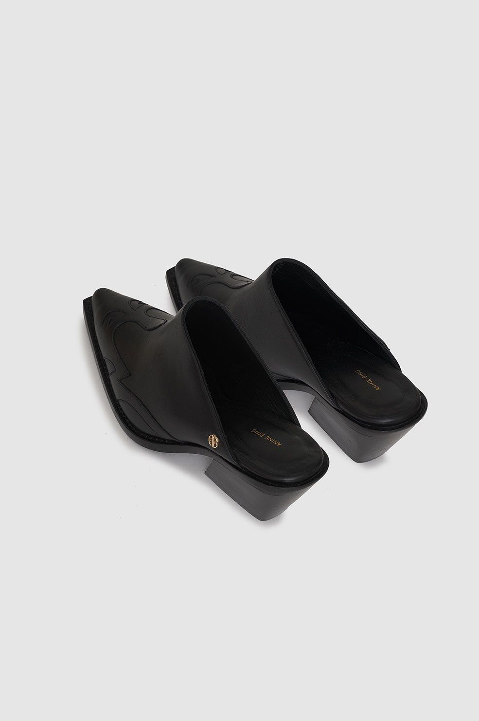 Tania Mules - Black sold by Anine Bing product image thumbnail 4