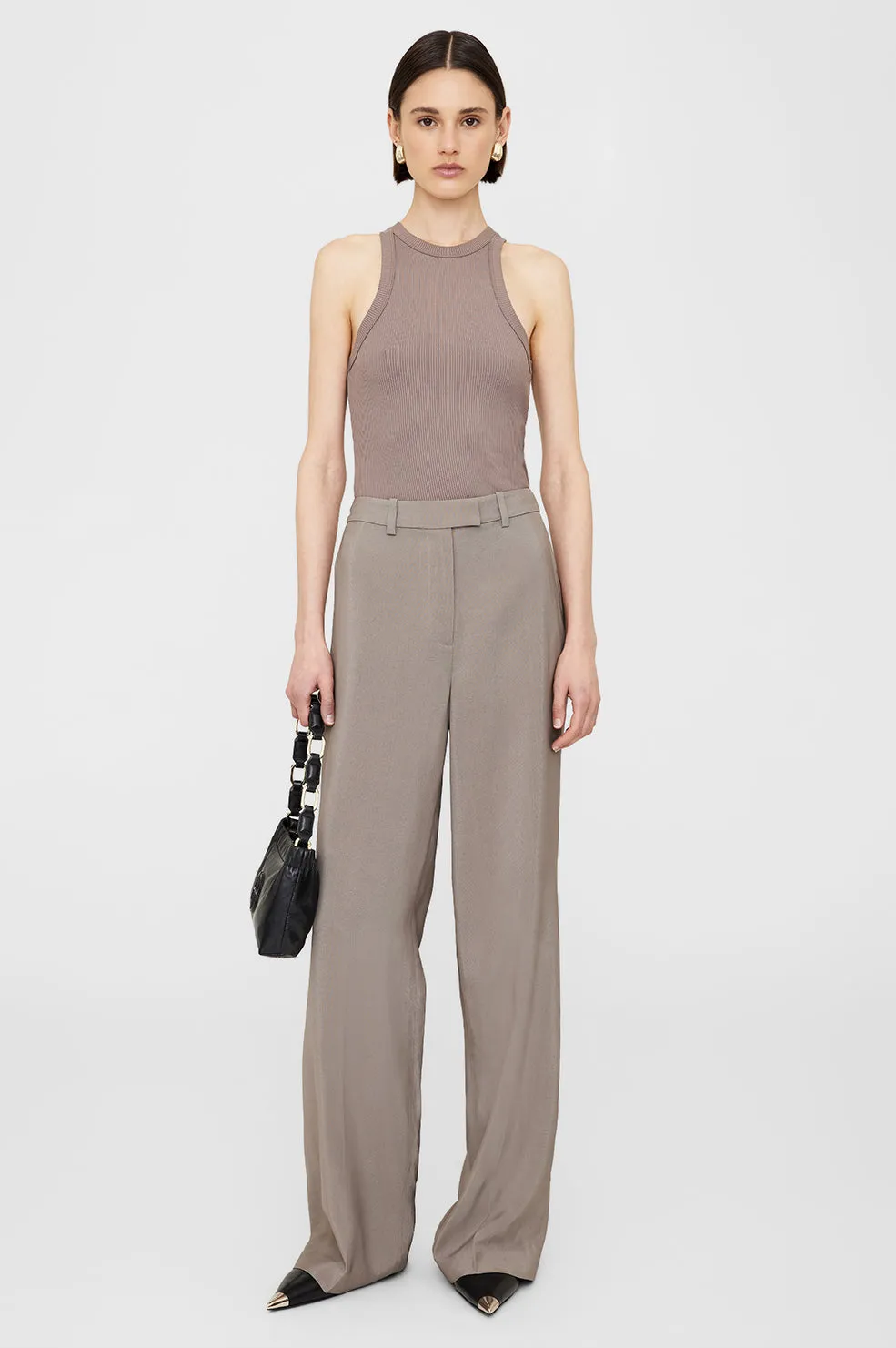 Eva Tank - Iron sold by Anine Bing