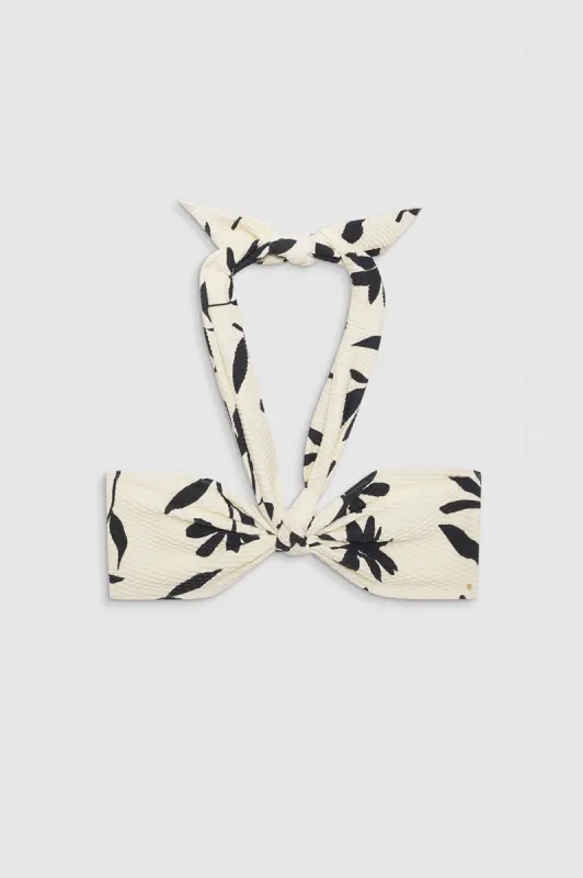 Reeve Bikini Top - Ivory Daisy Print sold by Anine Bing