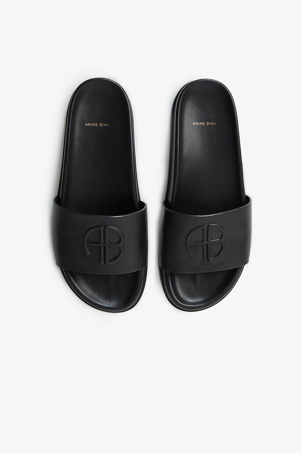 Carson Slides - Black sold by Anine Bing